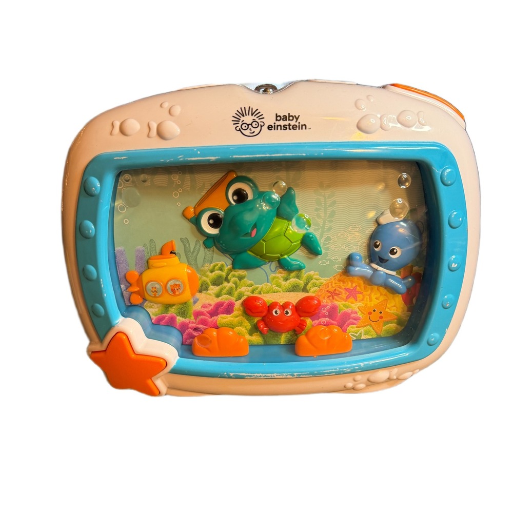 Baby Einstein Sea Dreams Soother Musical Crib Toy Aquarium w/ Crib Attachment